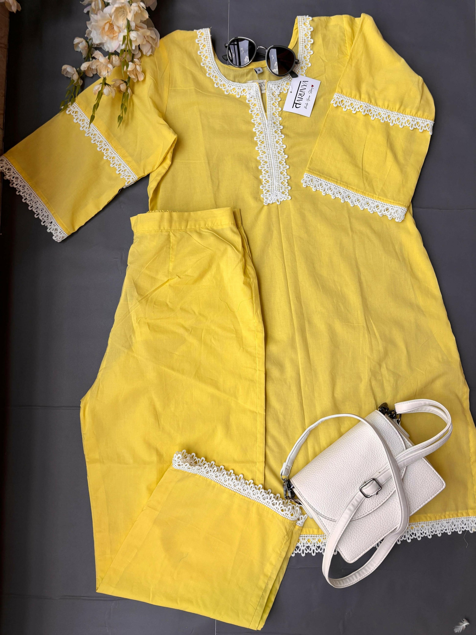 Lemon Yellow Coord Set.