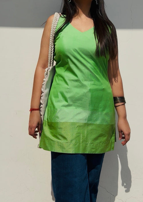 The Massakkali Corset Silk Kurti