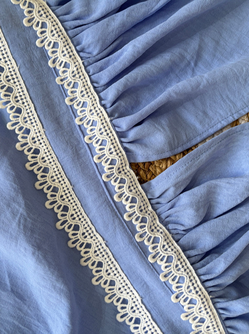 Dreamy Light Blue Halter-Neck Backless Dress