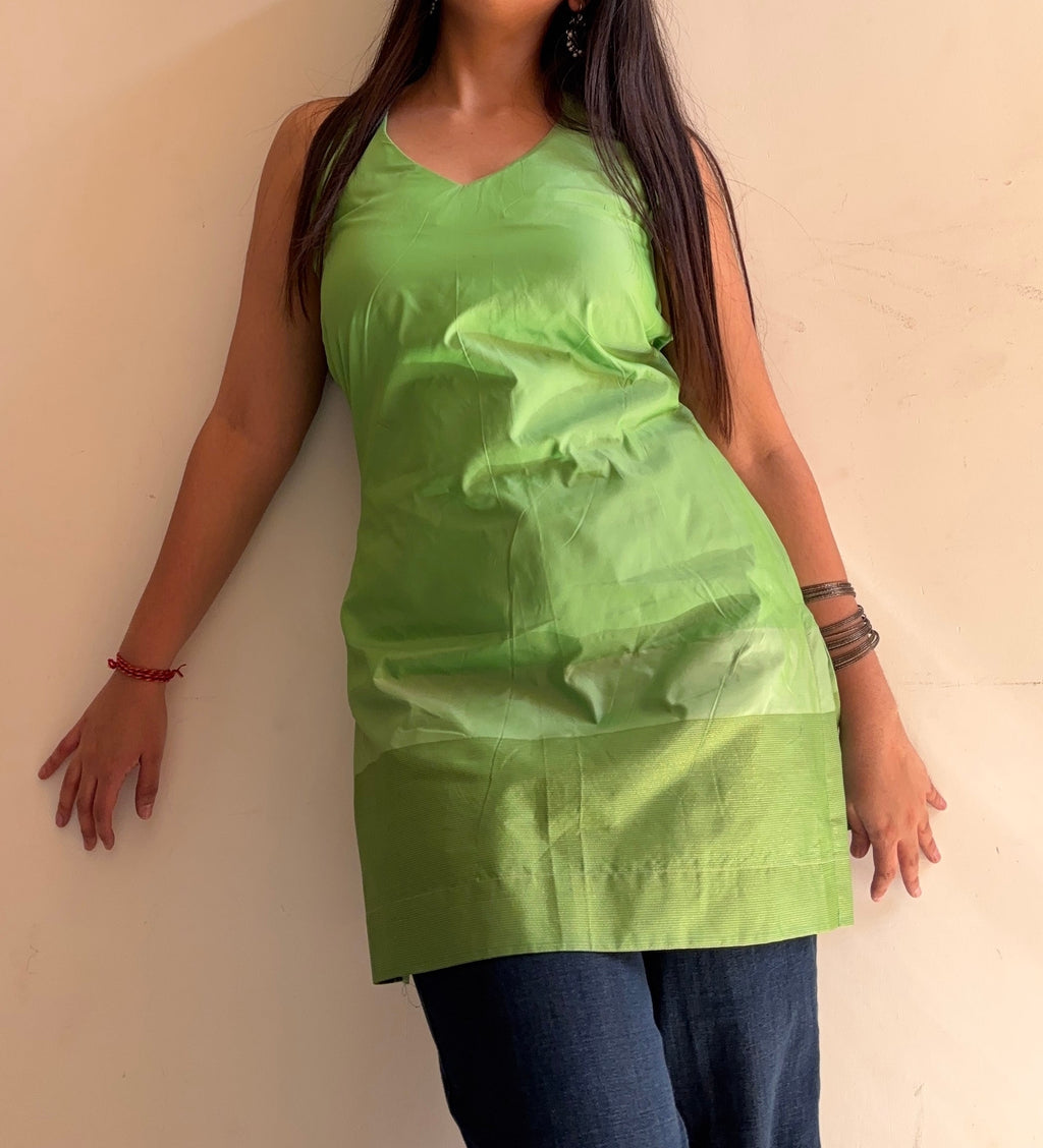 The Massakkali Corset Silk Kurti