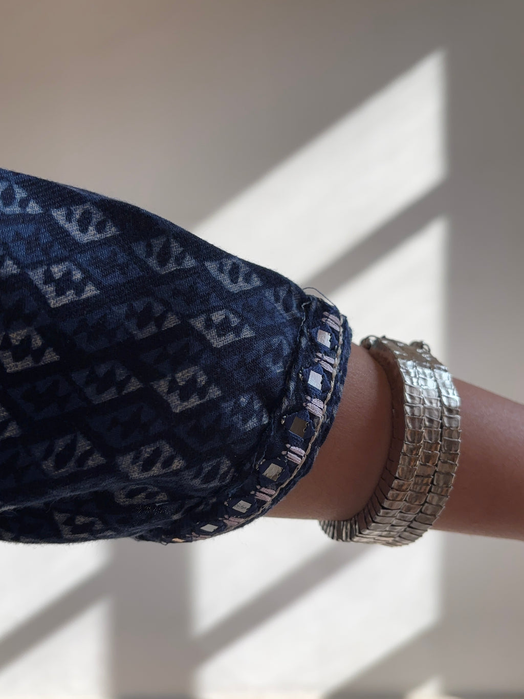 The Sweet Blue Jaipuri Woollen Kurta