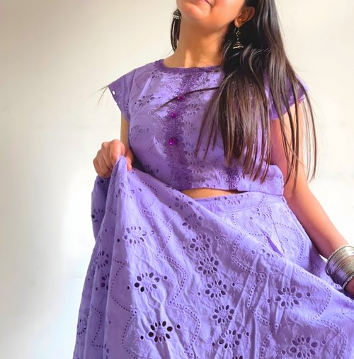 Steal the Thunder Skirt & Crop Top