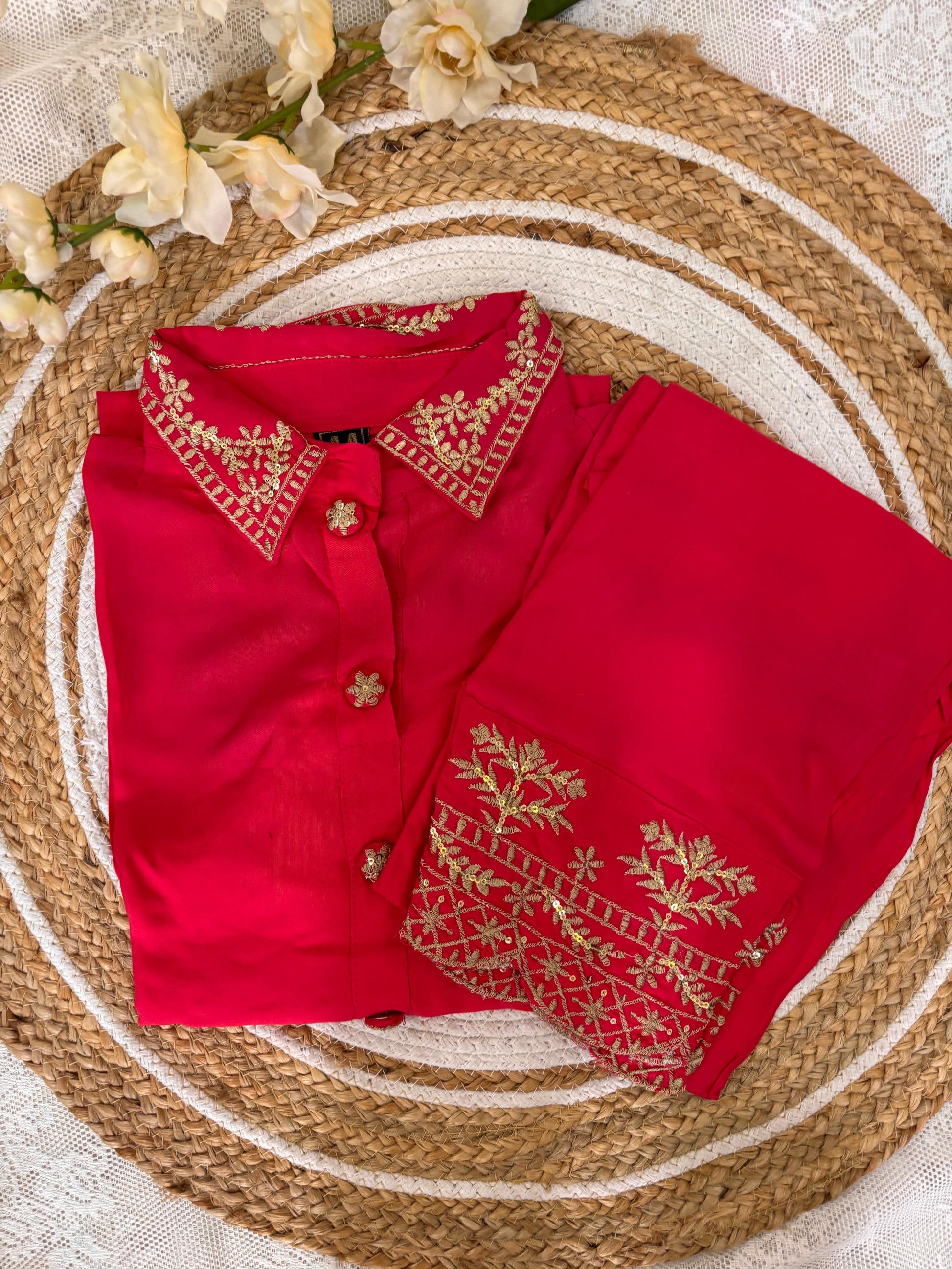 Deep pink coord set