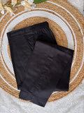 Black Pure Cotton Pants