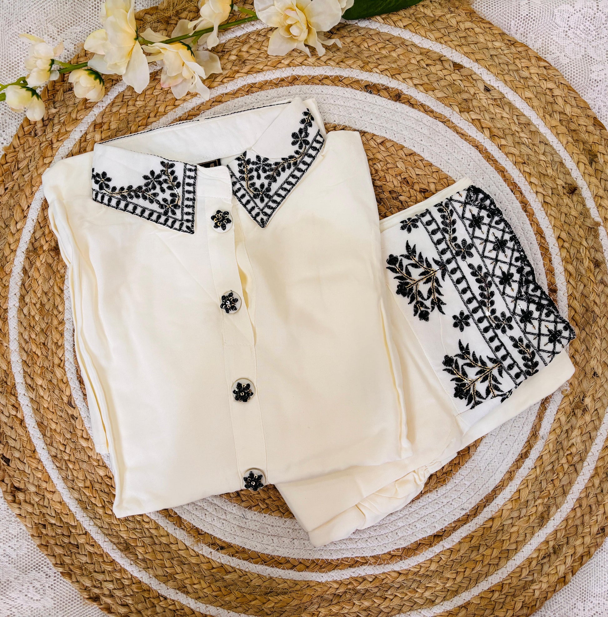 White coord set