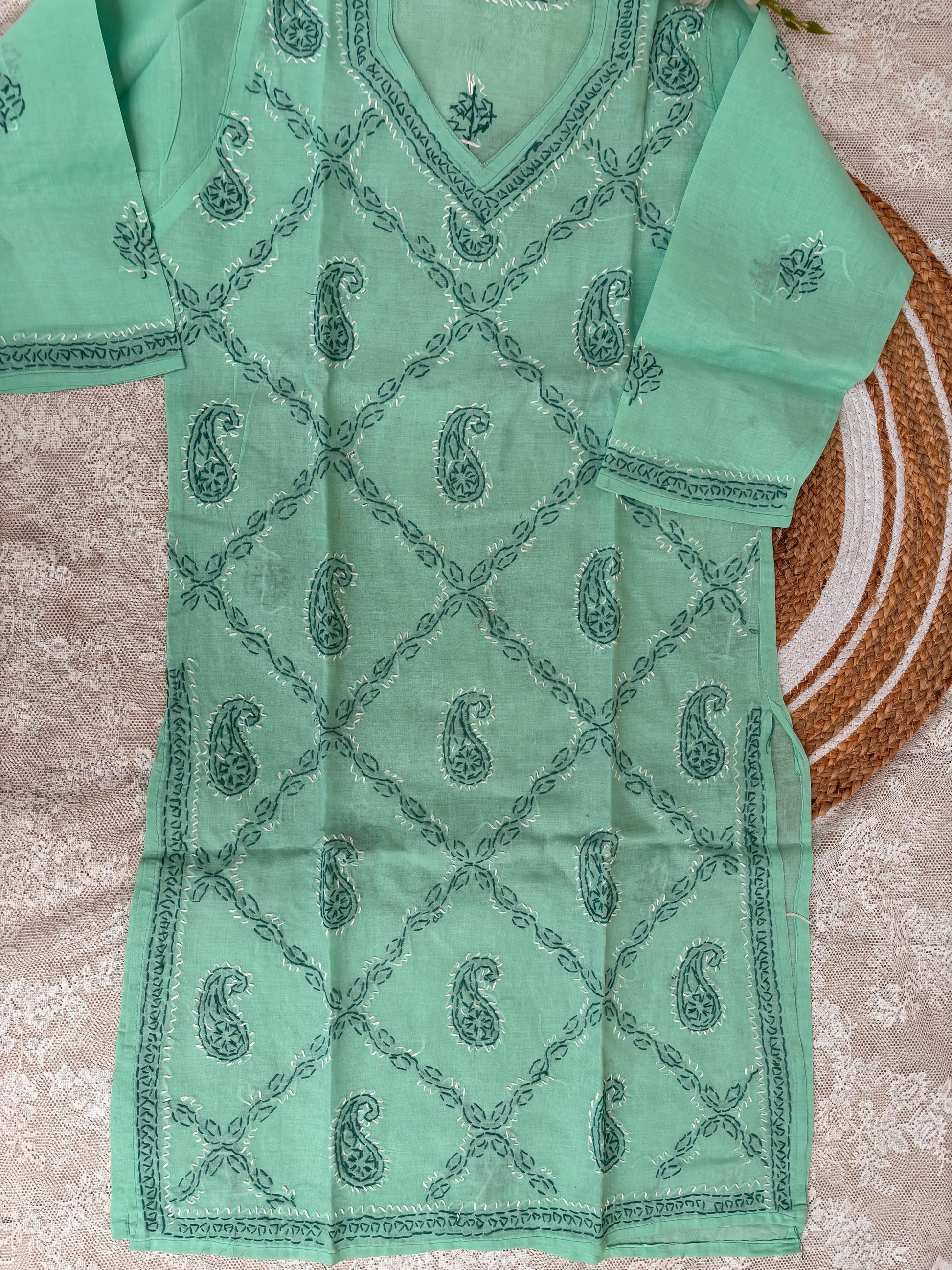 pista green kurta